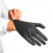 Gants Nitrile Noirs evocare Taille S